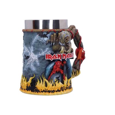 NEMESIS NOW IRON MAIDEN THE NUMBER OF THE BEAST TANKARD RESIN
