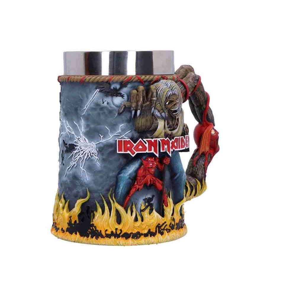 IRON MAIDEN THE NUMBER OF THE BEAST TANKARD RESIN BOCCALE NEMESIS NOW