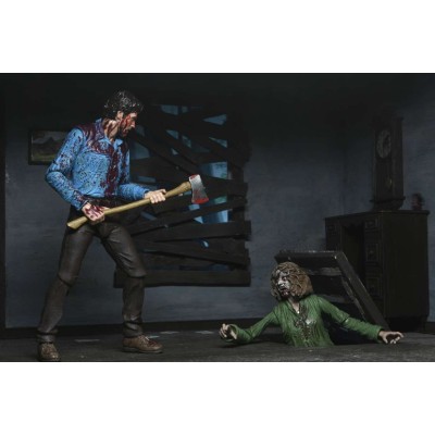 NECA EVIL DEAD BLOODY ASH & CHERYL 2-PACK ACTION FIGURE