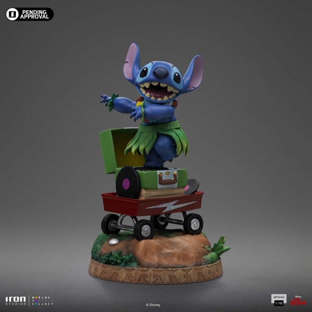 IRON STUDIOS LILO AND STITCH HULA STITCH ART SCALE 1/10 STATUE FIGURE
