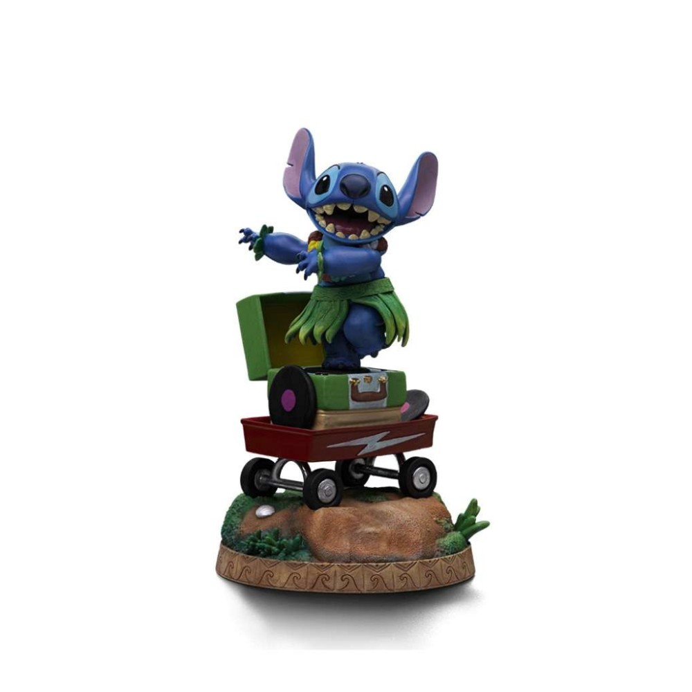 LILO AND STITCH HULA STITCH ART SCALE 1/10 STATUA FIGURE IRON STUDIOS