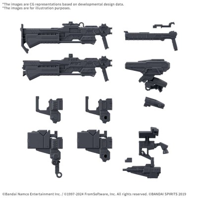 30MM OPTION PARTS SET ARMORED CORE VI WEAPON SET 3 MODEL KIT BANDAI