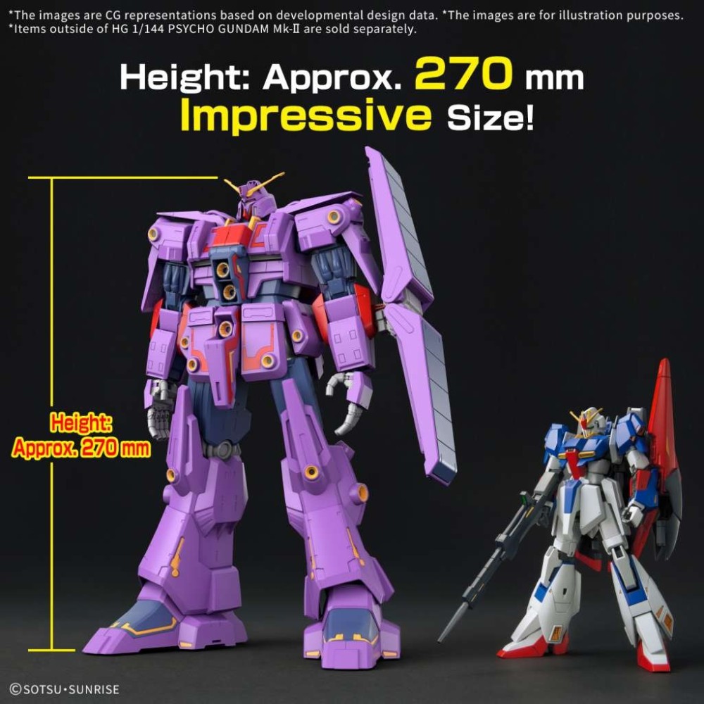 BANDAI HG HIGH GRADE PSYCHO GUNDAM MARK II 1/144 MODEL KIT