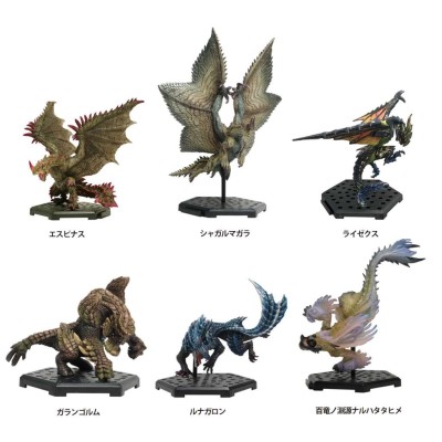 MONSTER HUNTER STANDARD MODEL PLUS BEST 22-23-24 SET 6 MINI FIGURES CAPCOM