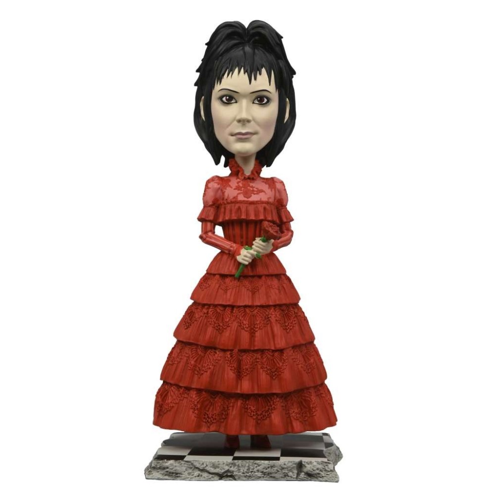 BEETLEJUICE 2 LYDIA HEADKNOCKER BOBBLE HEAD FIGURE NECA