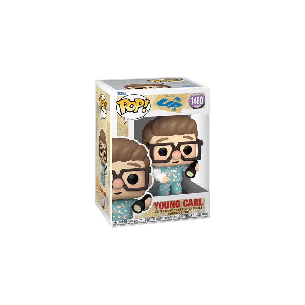 FUNKO POP! PIXAR UP YOUNG CARL BOBBLE HEAD KNOCKER FIGURE FUNKO