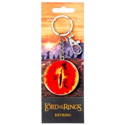 THE LORD OF THE RINGS OCCHIO DI SAURON METAL KEYCHAIN PORTACHIAVI CARAT