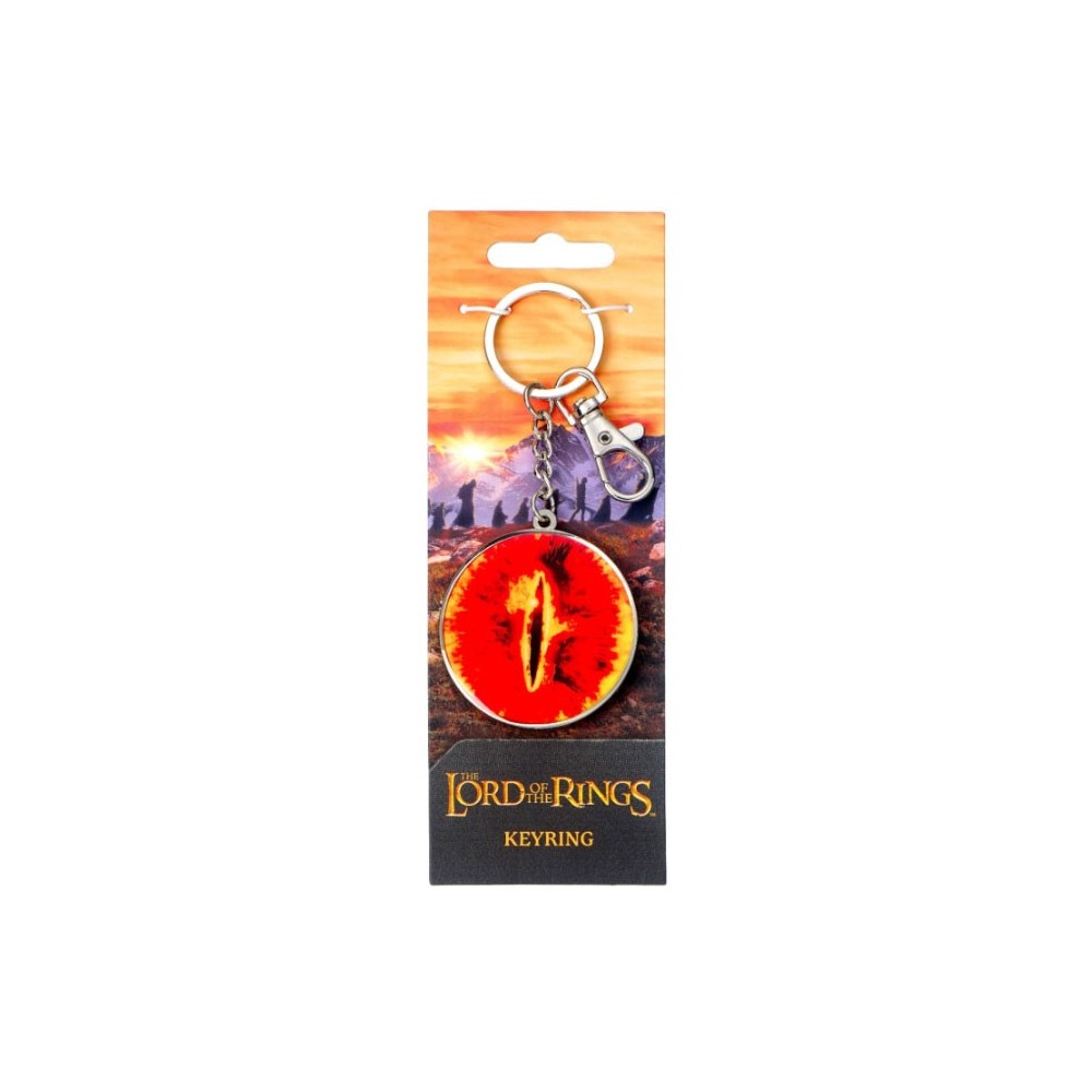 CARAT THE LORD OF THE RINGS SAURON EYE METAL KEYCHAIN