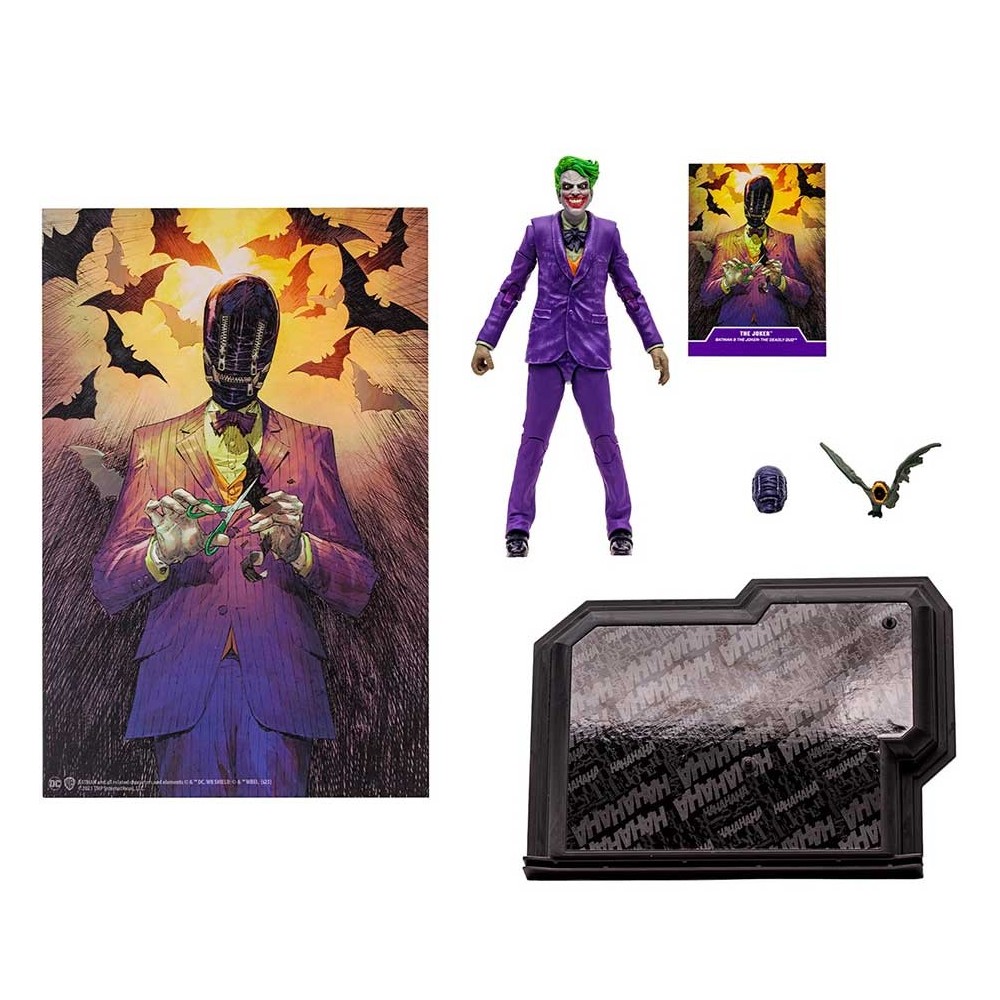 MC FARLANE BATMAN THE JOKER THE DEADLY DUO GOLD LABEL ACTION FIGURE