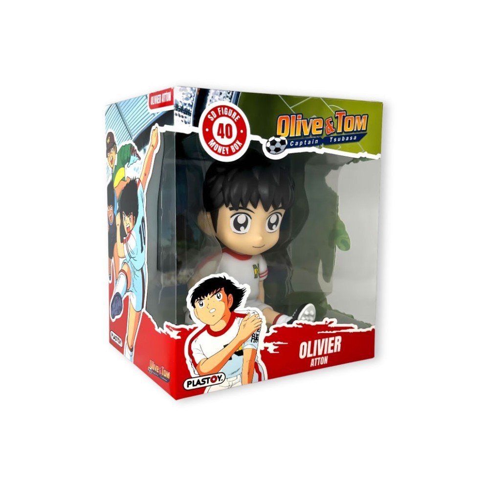 CAPTAIN TSUBASA OLIVER HUTTON CHIBI BANK SALVADANAIO FIGURE PLASTOY