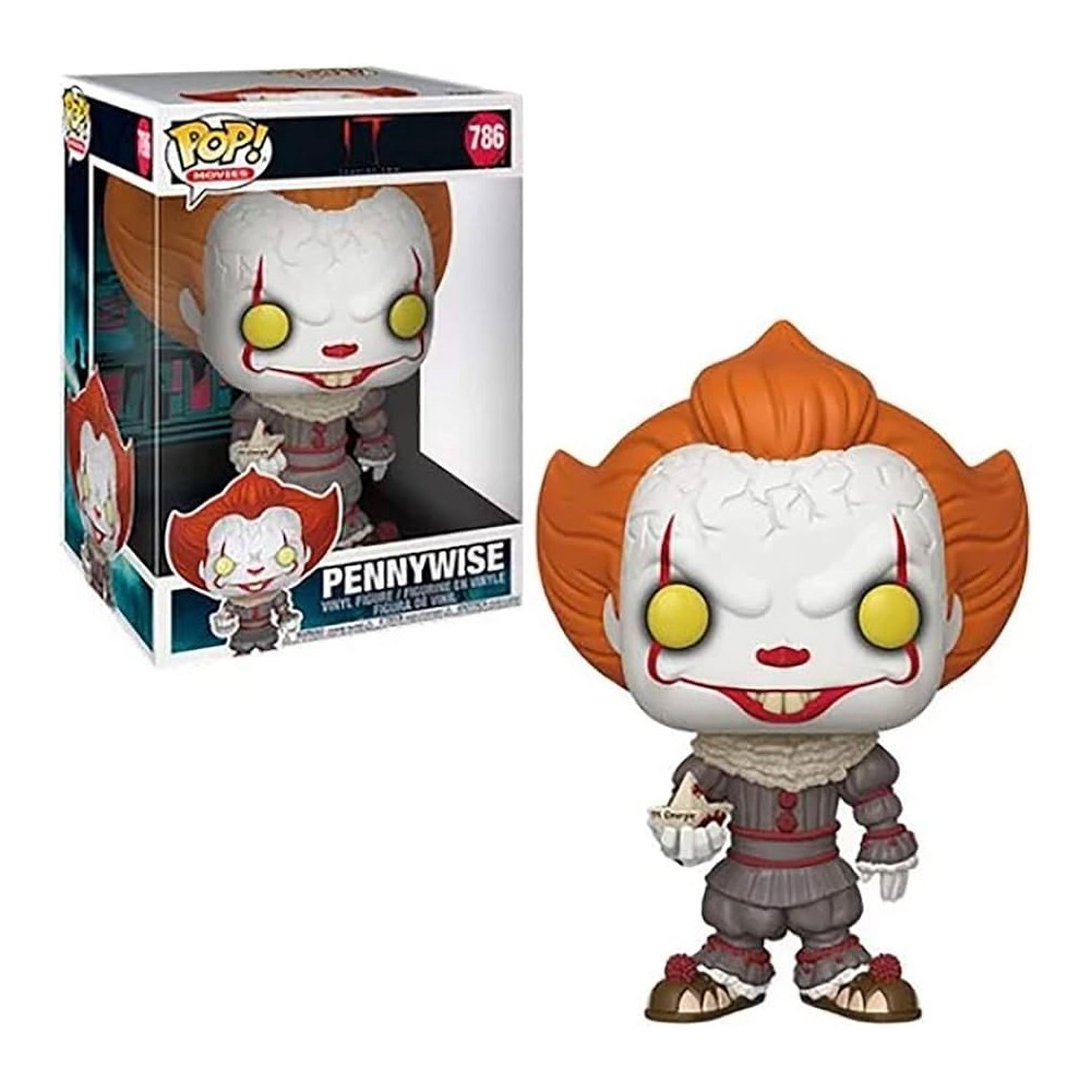 FUNKO POP! IT SUPER SIZE PENNYWISE WITH BOAT BOBBLE HEAD KNOCKER FIGURE FUNKO