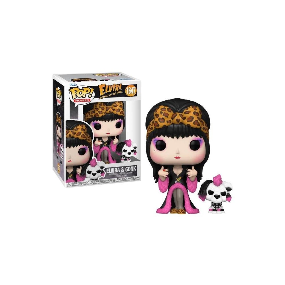 FUNKO POP! ELVIRA MISTRESS OF THE DARK ELVIRA E GONK BOBBLE HEAD FIGURE FUNKO