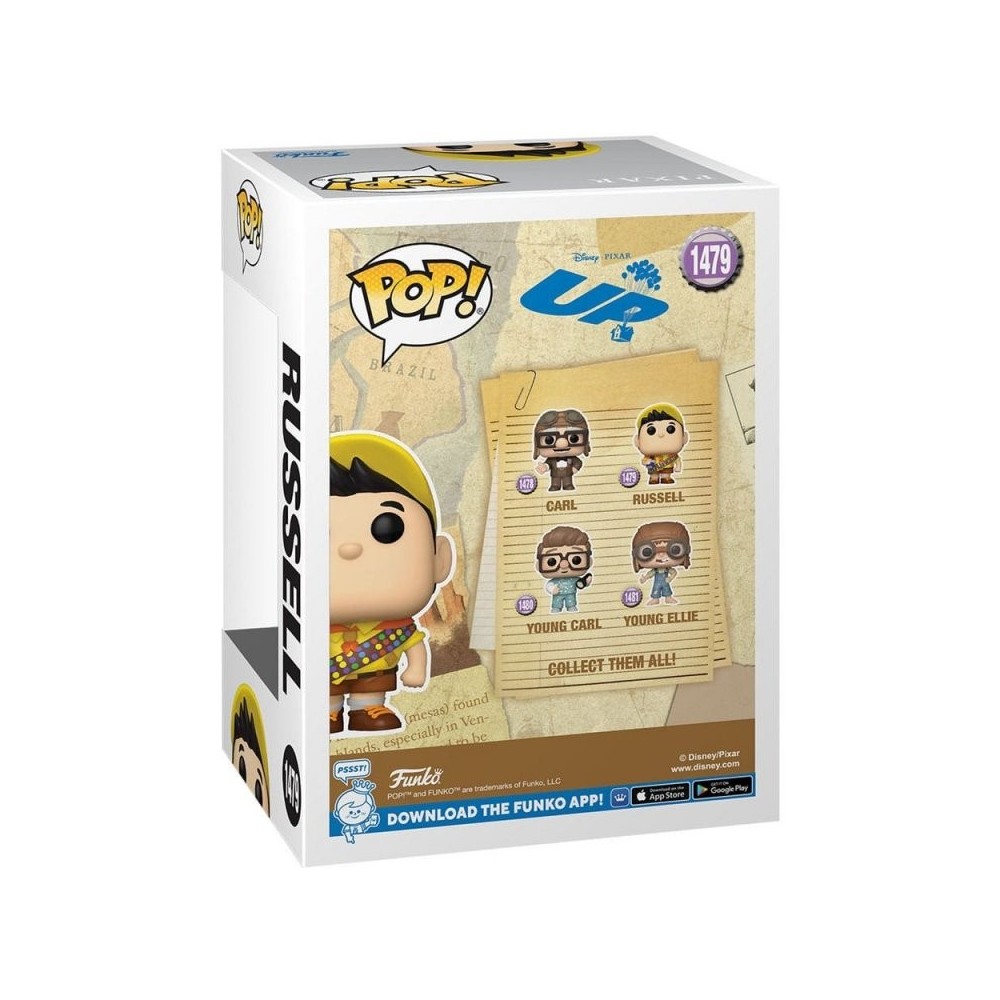 FUNKO POP! PIXAR UP RUSSELL BOBBLE HEAD KNOCKER FIGURE FUNKO