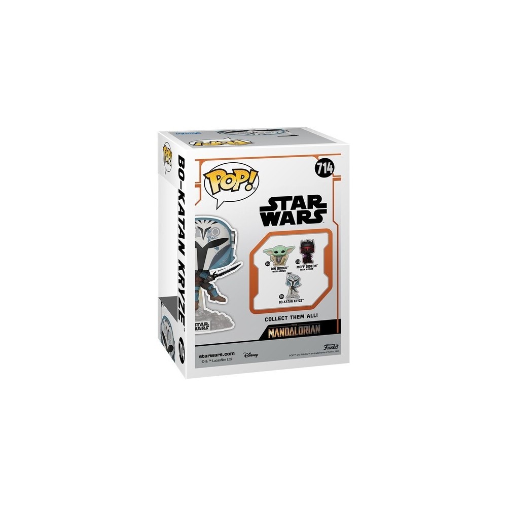 FUNKO FUNKO POP! STAR WARS THE MANDALORIAN BO-KATAN KRYZE 714 BOBBLE HEAD FIGURE