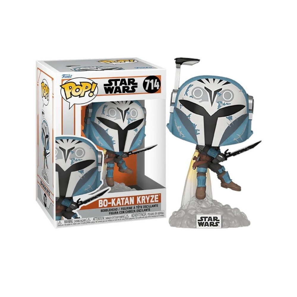 FUNKO POP! STAR WARS THE MANDALORIAN BO-KATAN KRYZE 714 BOBBLE HEAD KNOCKER FIGURE FUNKO