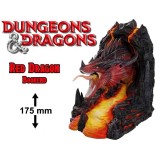 DUNGEONS AND DRAGONS RED DRAGON BOOKEND FIGURE FERMALIBRI WIZKIDS