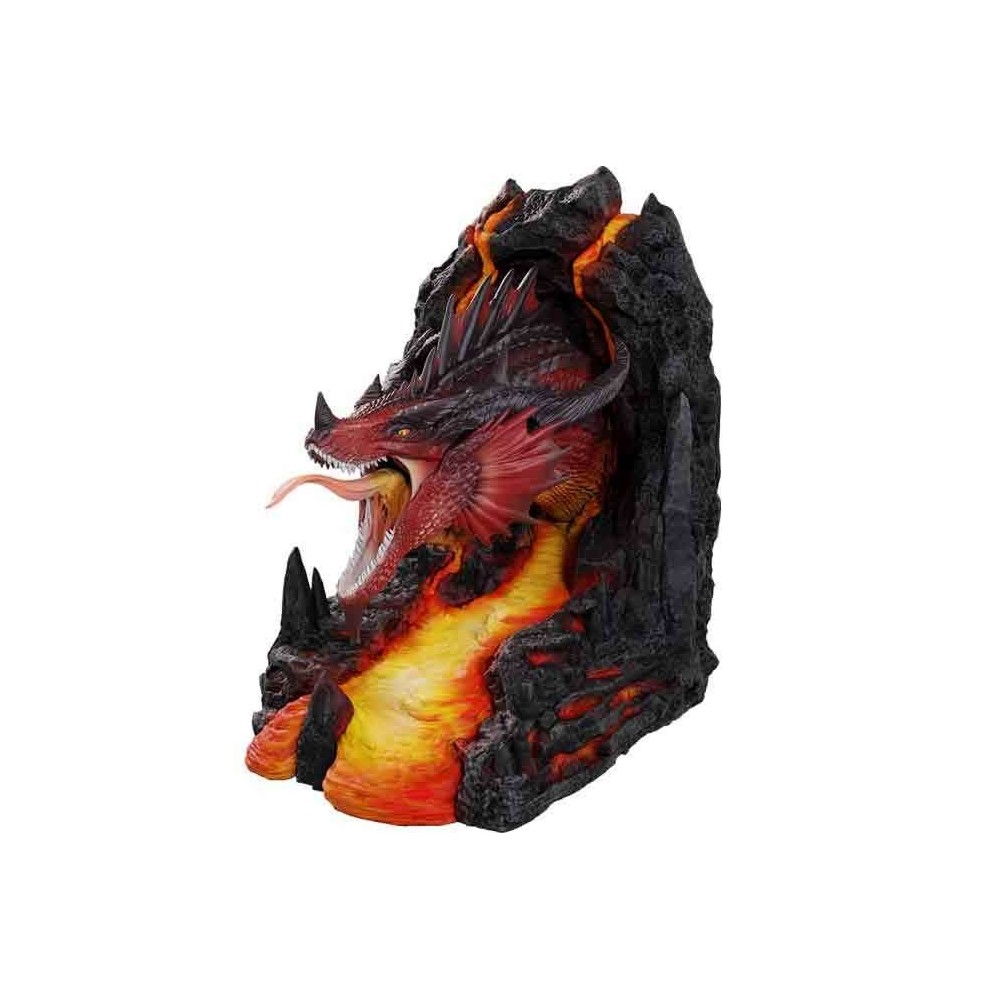 DUNGEONS AND DRAGONS RED DRAGON BOOKEND FIGURE FERMALIBRI WIZKIDS