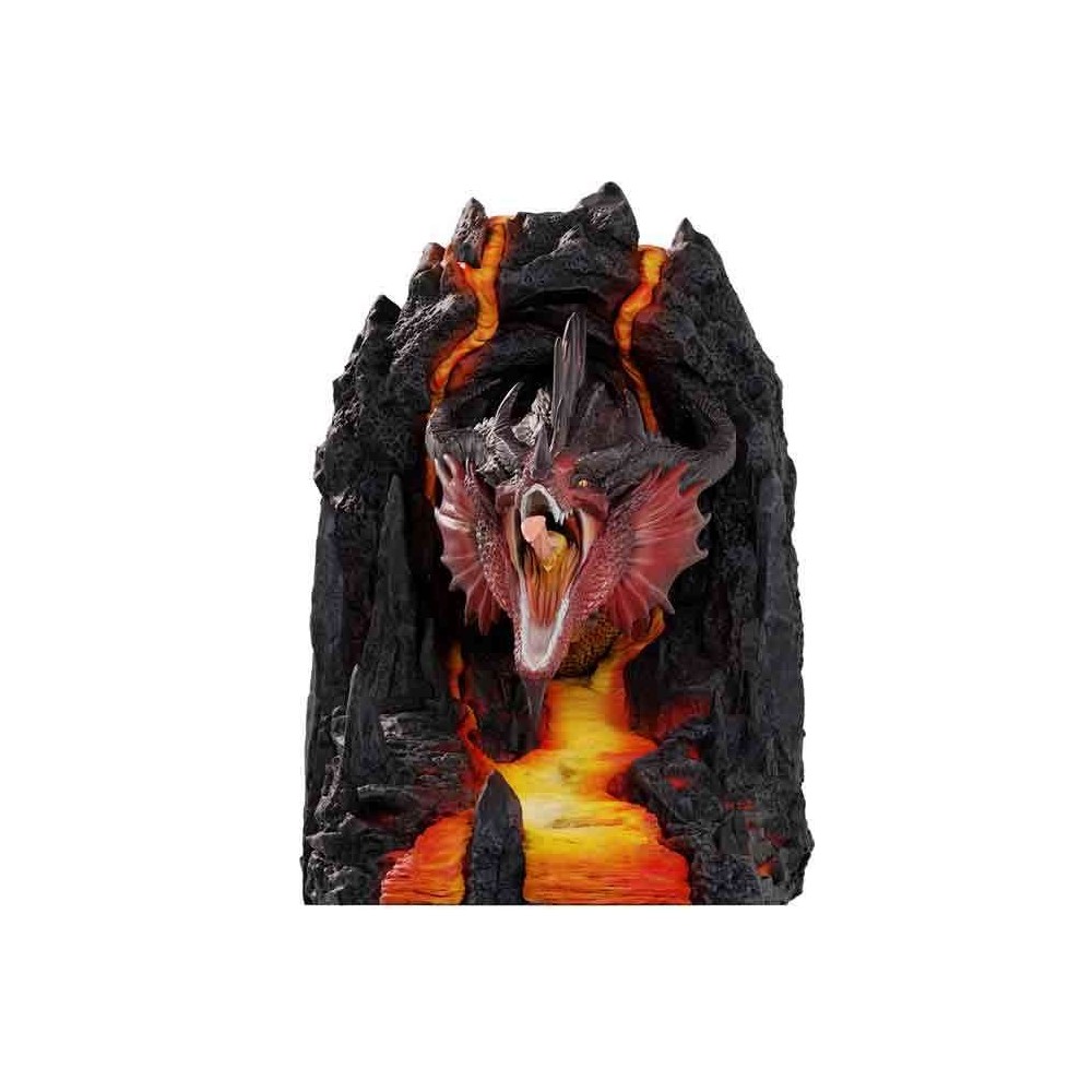 DUNGEONS AND DRAGONS RED DRAGON BOOKEND FIGURE FERMALIBRI WIZKIDS