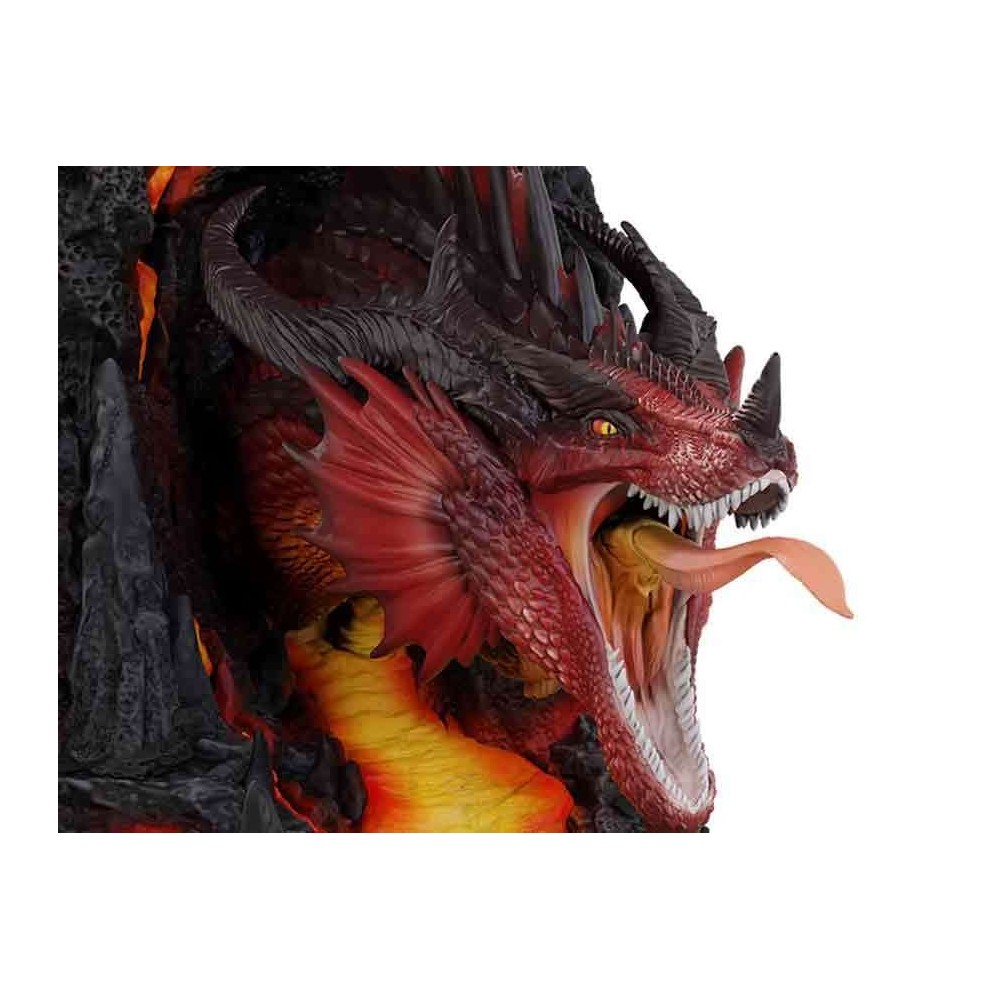 DUNGEONS AND DRAGONS RED DRAGON BOOKEND FIGURE FERMALIBRI WIZKIDS