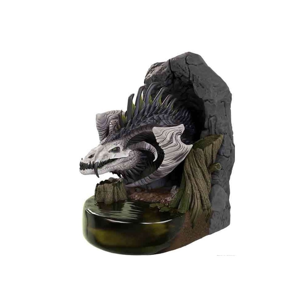 DUNGEONS AND DRAGONS BLACK DRAGON BOOKEND FIGURE FERMALIBRI WIZKIDS