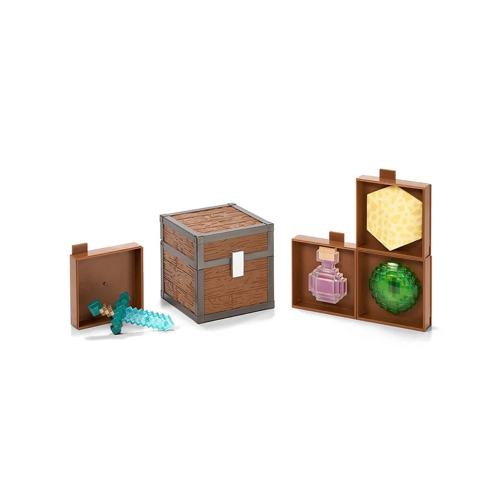 NOBLE COLLECTIONS MINECRAFT INVENTORY CHEST SERIES 1 THE END REPLICA