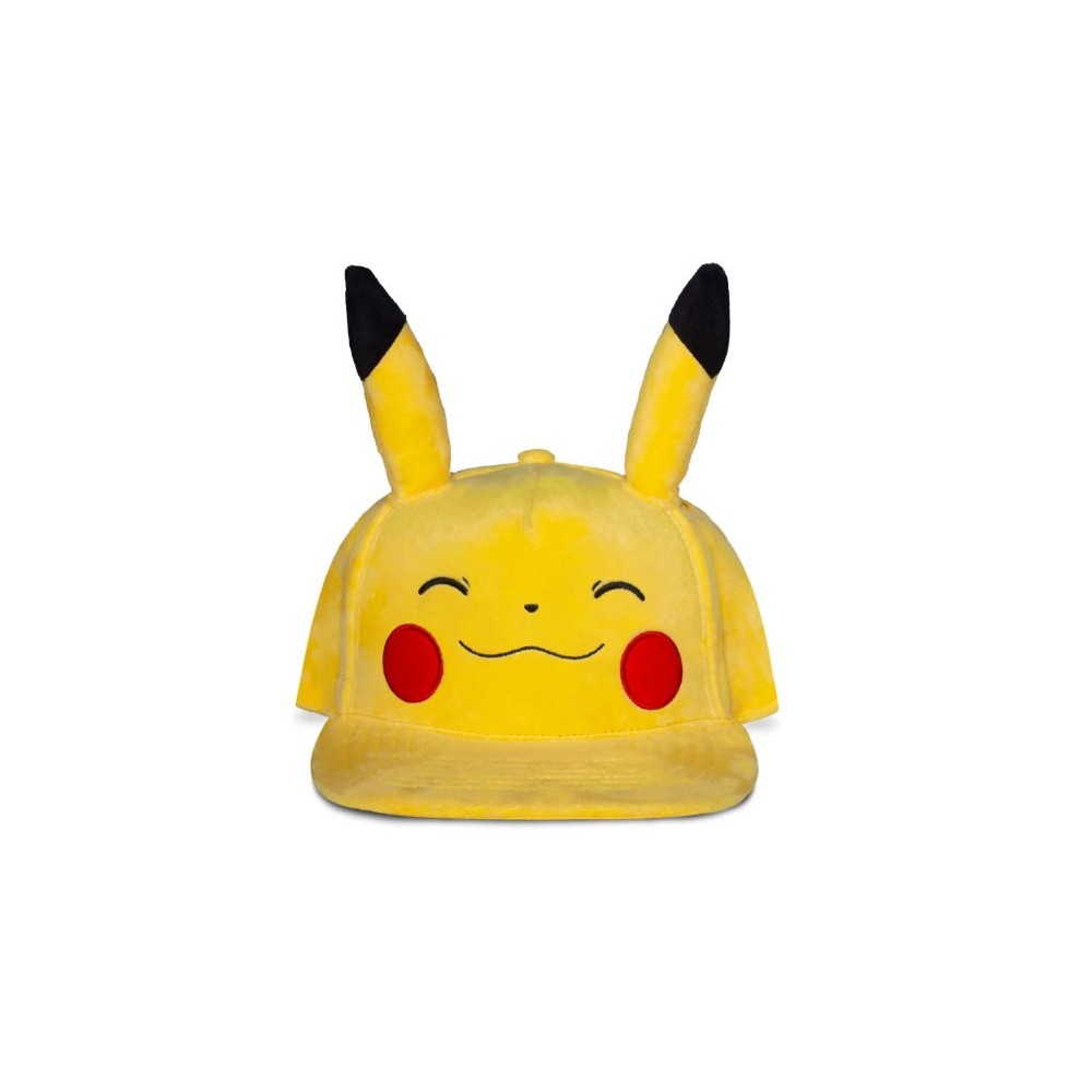 DIFUZED POKEMON SMILING PIKACHU BASEBALL CAP