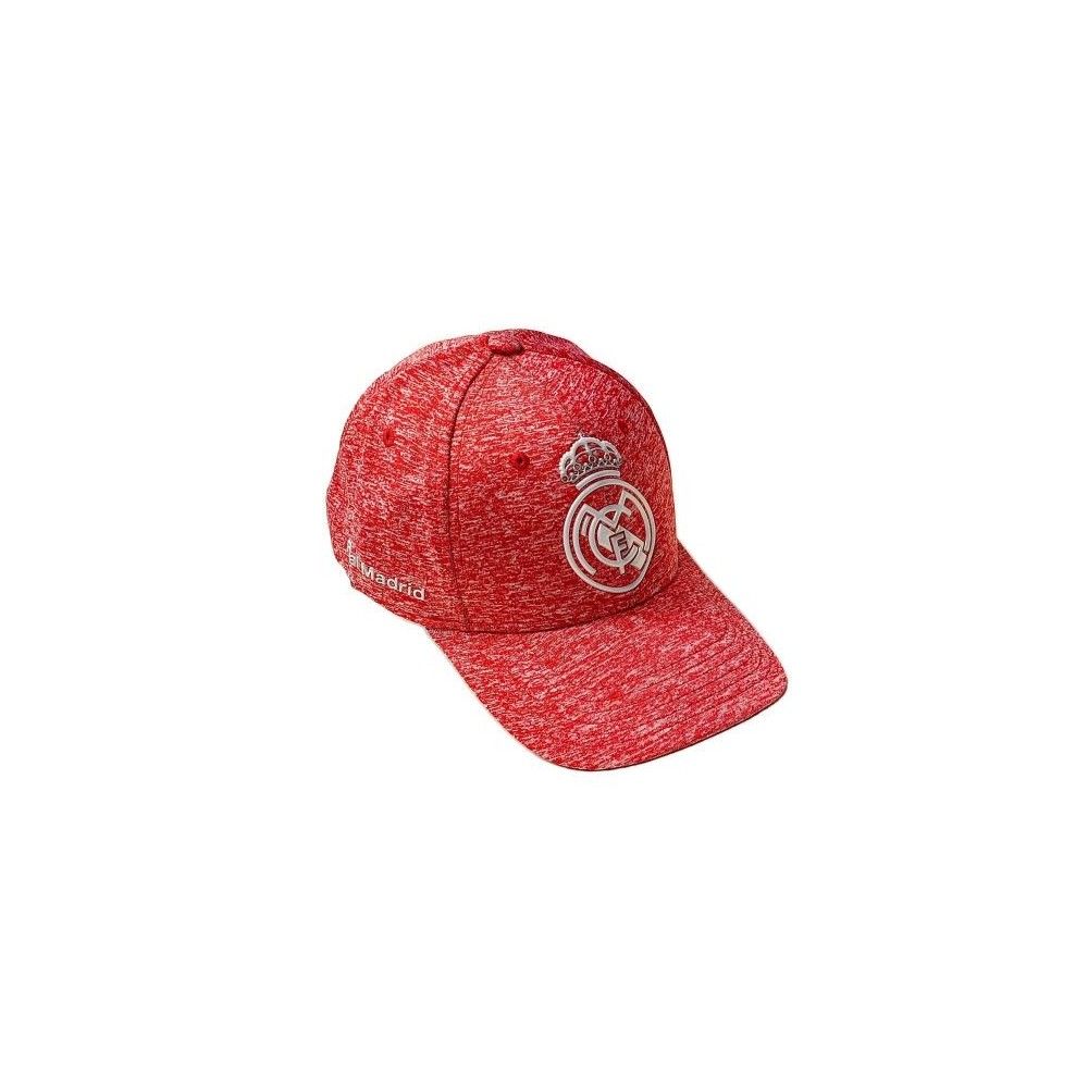 REAL MADRID UFFICIALE LOGO BIANCO CAPPELLO ROSSO BASEBALL CAP