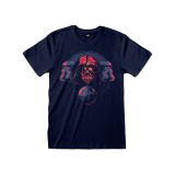 T SHIRT STAR WARS DARTH VADER TROOPERS DEATHSTAR BLUE NAVY