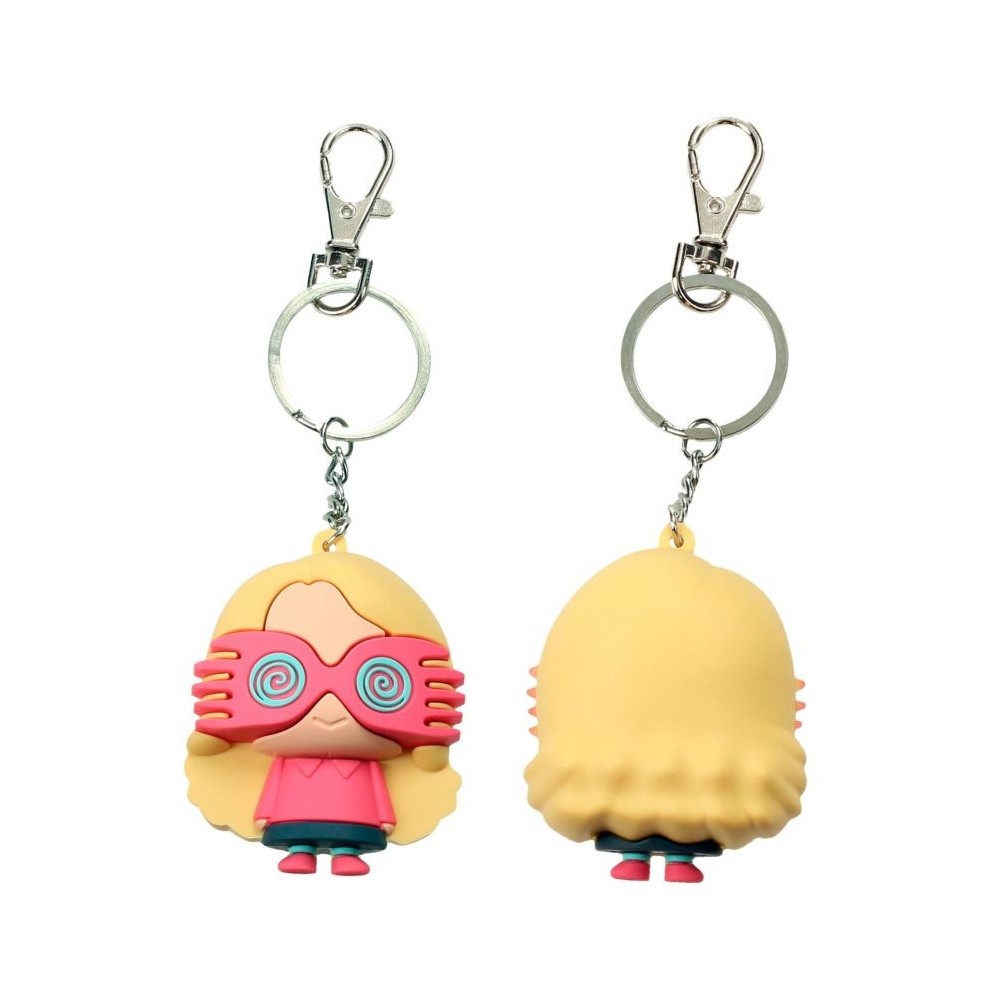 HARRY POTTER LUNA LOVEGOOD FIGURATIVE KEYCHAIN PORTACHIAVI FIGURE IN GOMMA SD TOYS