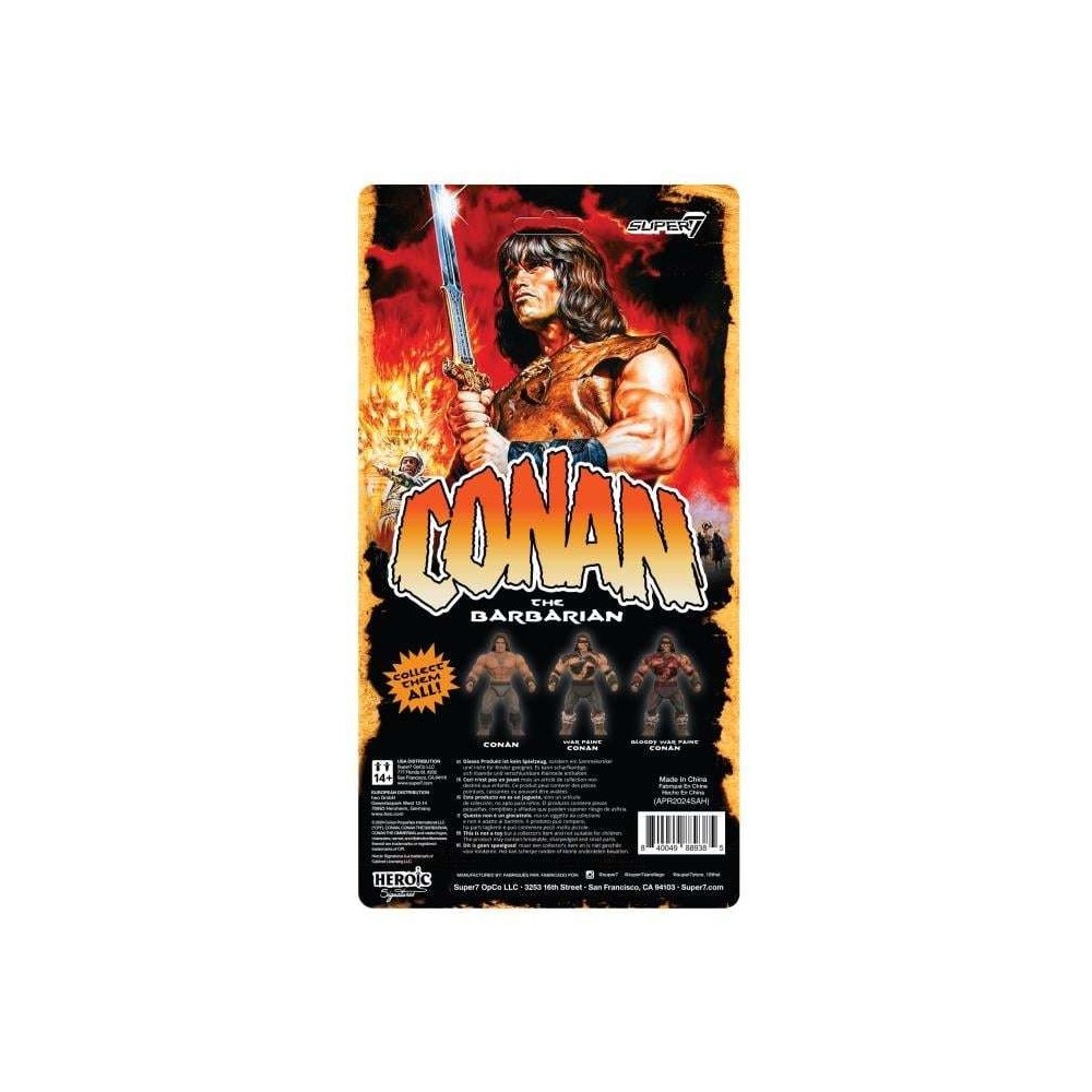 CONAN THE BARBARIAN WAR PAINT ACTION FIGURE SUPER7