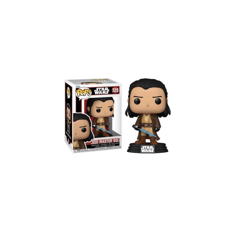FUNKO FUNKO POP! STAR WARS THE ACOLYTE JEDI MASTER SOL BOBBLE HEAD KNOCKER FIGURE