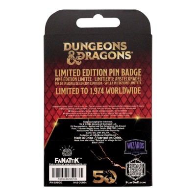 FANATTIK DUNGEONS AND DRAGONS SPINNING ALIGNMENT PIN BADGE