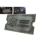RESIDENT EVIL 4 METAL UPGRADE TICKET REPLICA FANATTIK