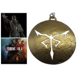 RESIDENT EVIL 4 BITORES MENDEZ MEDALLION NECKLACE COLLANA REPLICA FANATTIK