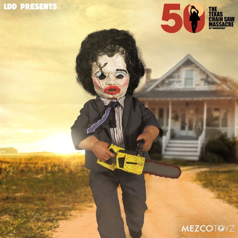 LIVING DEAD DOLLS LDD THE TEXAS CHAINSAW MASSACRE LEATHERFACE DELUXE ACTION FIGURE MEZCO TOYS