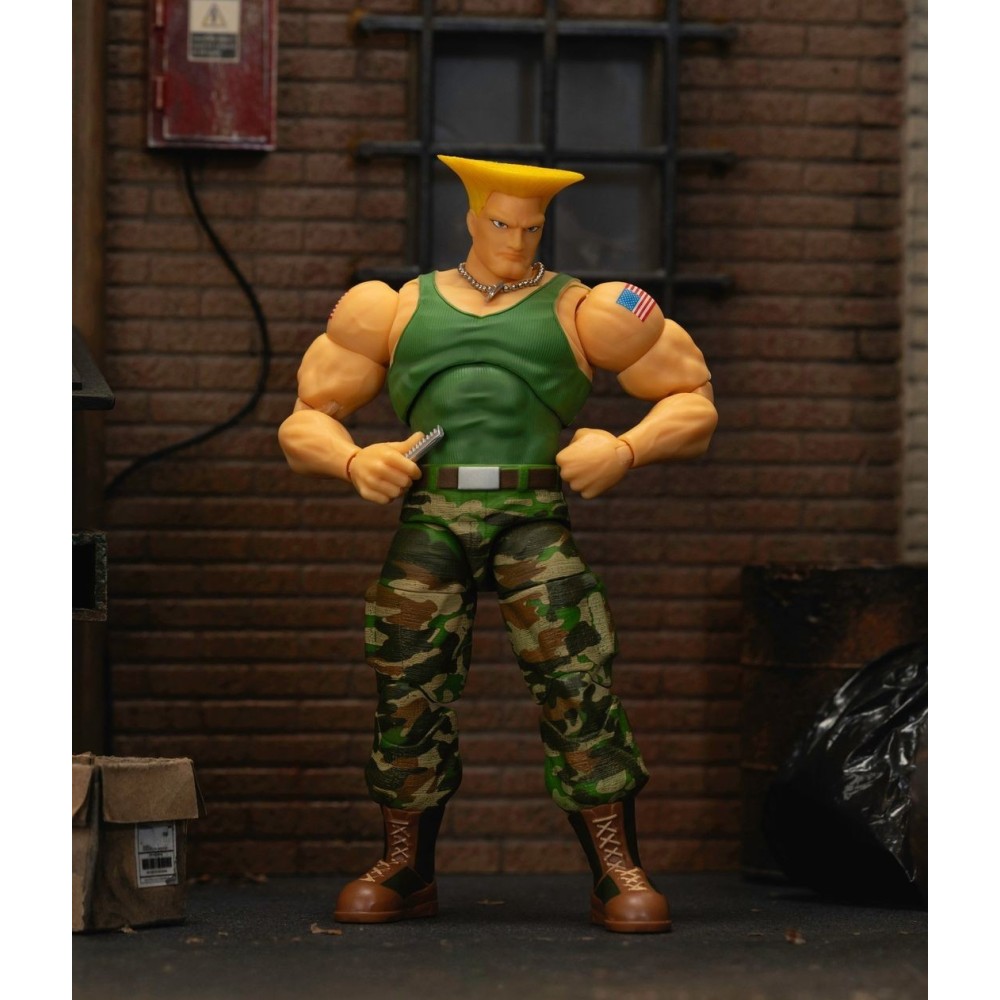 JADA TOYS ULTRA STREET FIGHTER II GUILE ACTION FIGURE