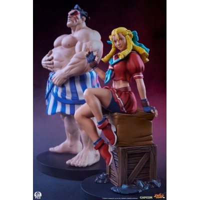 PCS PREMIUM COLLECTIBLES STUDIOS STREET FIGHTER KARIN AND E.HONDA STATUE FIGURE
