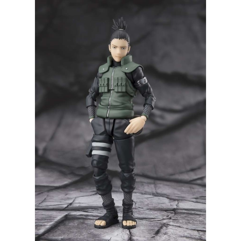 NARUTO SHIPPUDEN SHIKAMARU NARA BRILLIANT STRATEGIST S.H. FIGUARTS ACTION FIGURE BANDAI