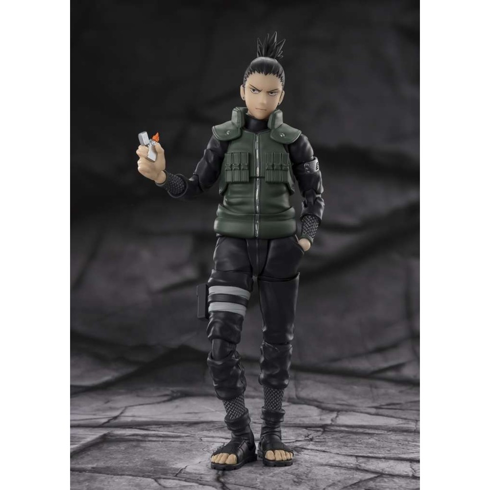NARUTO SHIPPUDEN SHIKAMARU NARA BRILLIANT STRATEGIST S.H. FIGUARTS ACTION FIGURE BANDAI