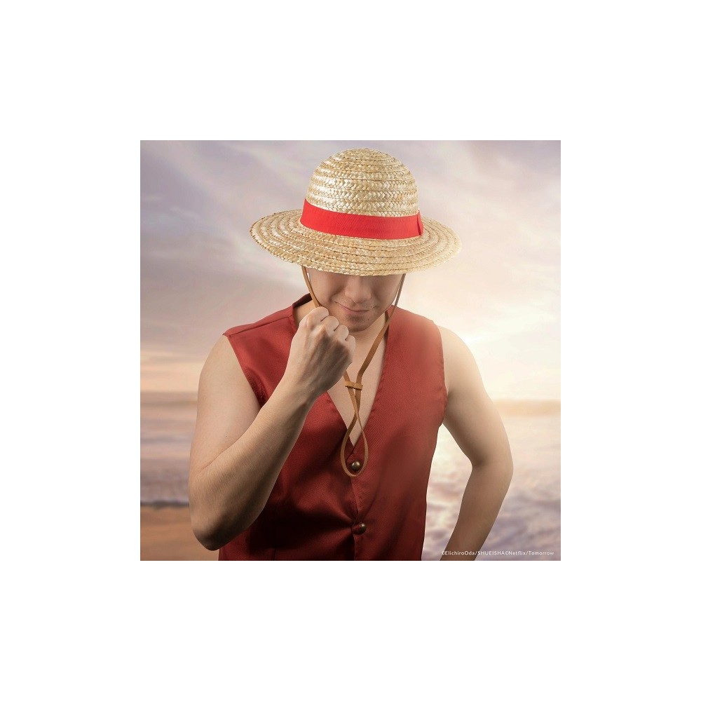 ONE PIECE MONKEY D. LUFFY CAPPELLO DI PAGLIA REPLICA CINEREPLICAS