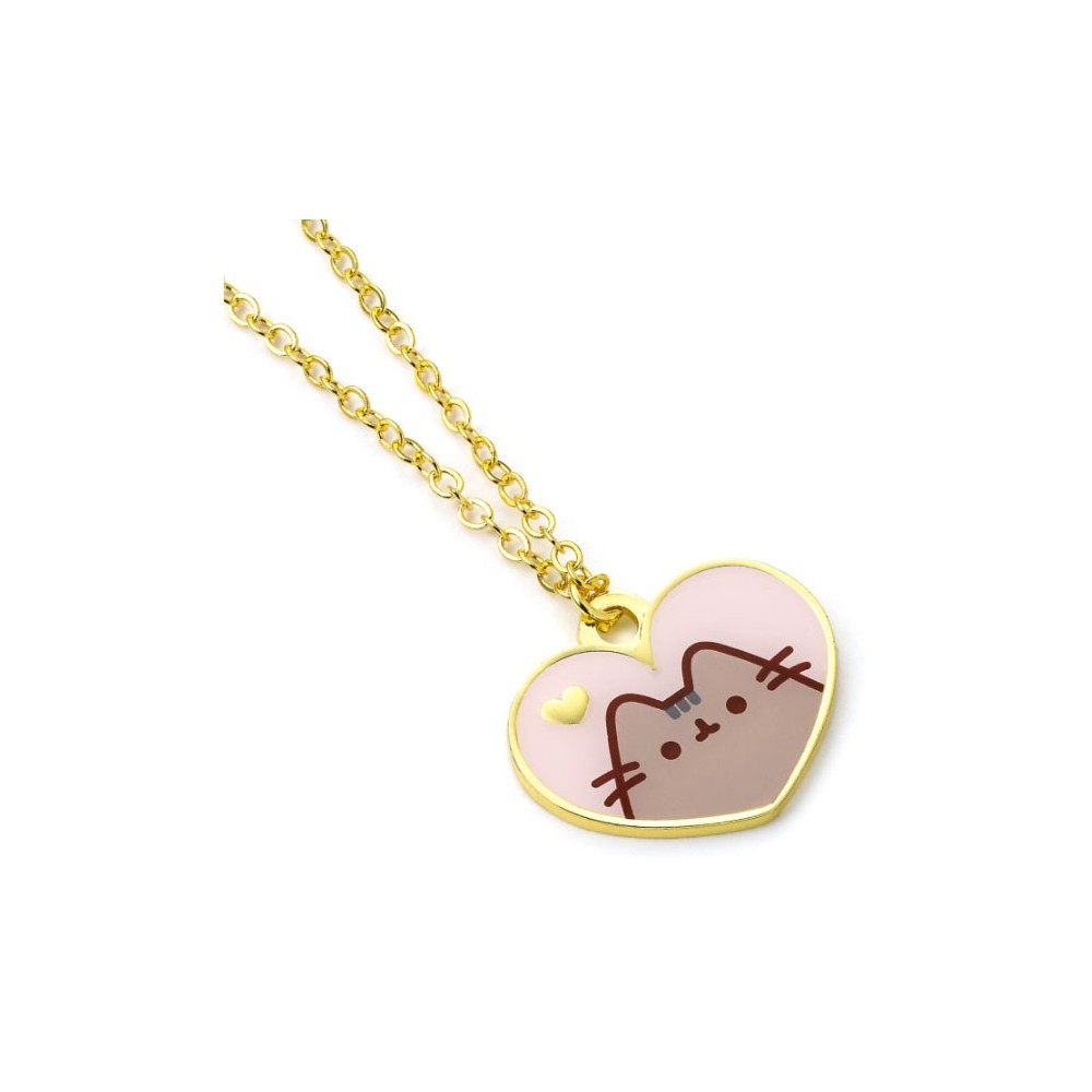 PUSHEEN THE CAT CUORE COLLANA CARAT
