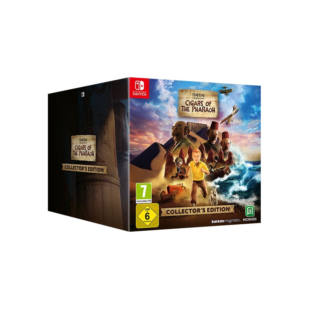 TINTIN REPORTER I SIGARI DEL FARAONE COLLECTOR'S EDITION SWITCH NUOVO NINTENDO