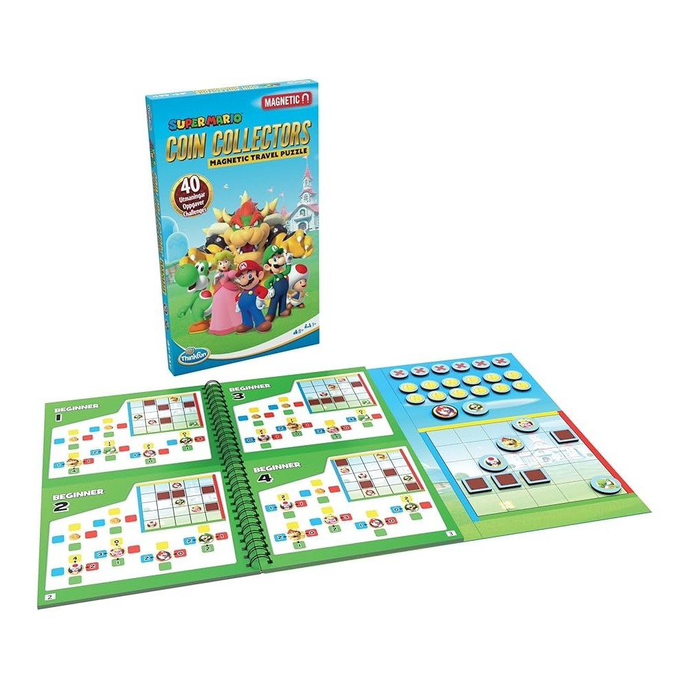 SUPERMARIO COIN COLLECTORS MAGNETIC TRAVEL PUZZLE GIOCO DA TAVOLO ITALIANO RAVENSBURGER
