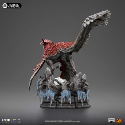 IRON STUDIOS JURASSIC WORLD DOMINION PYRORAPTOR ART SCALE STATUE FIGURE