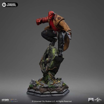 HELLBOY 2 BDS ART SCALE HELLBOY 1/10 STATUA FIGURE IRON STUDIOS