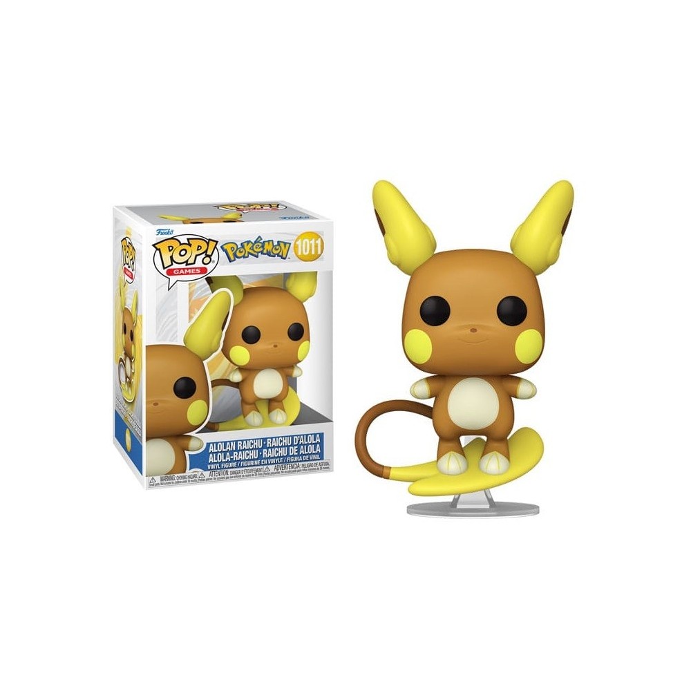 FUNKO POP! POKEMON ALOLAN RAICHU BOBBLE HEAD FIGURE FUNKO