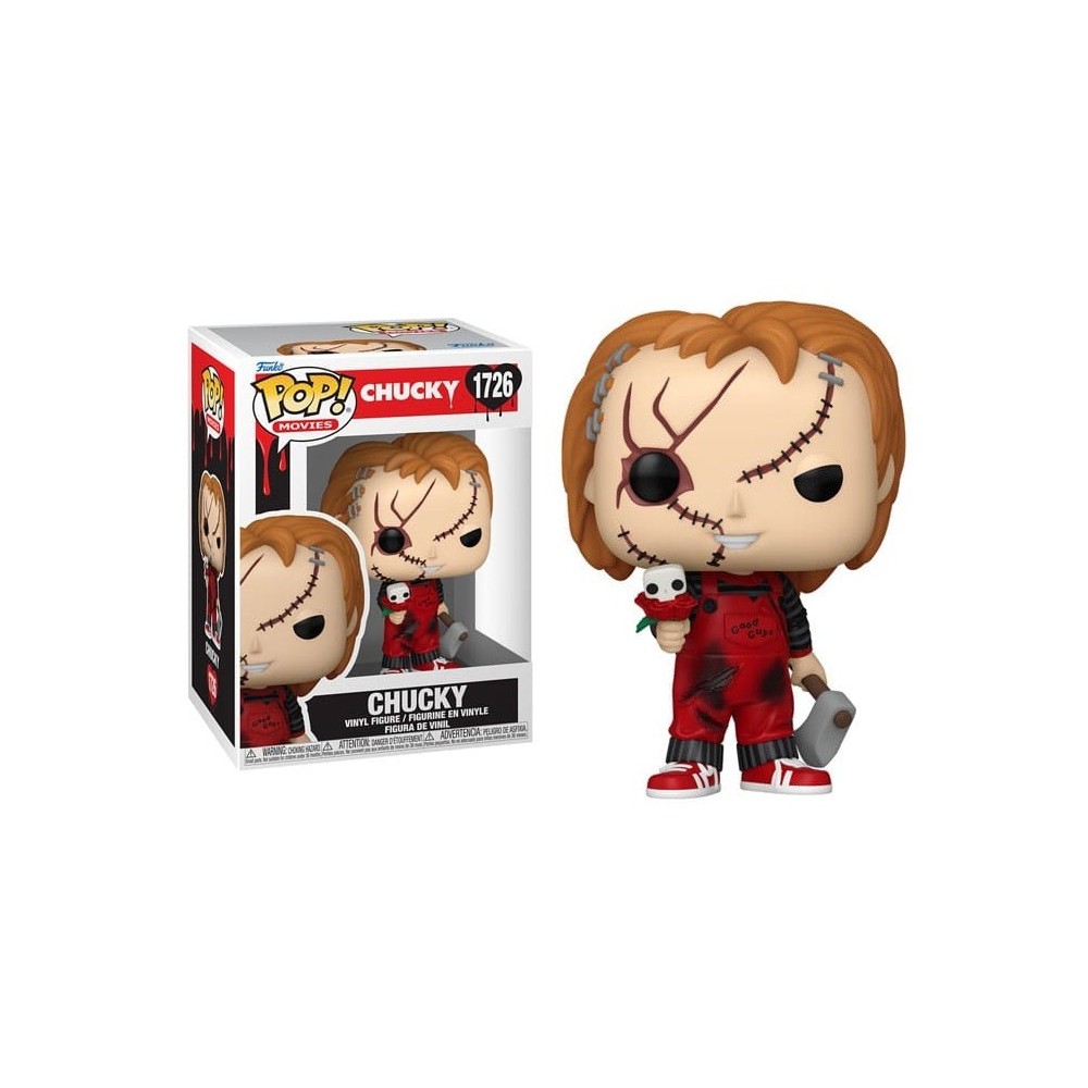 FUNKO POP! CHUCKY VALENTINE BOBBLE HEAD FIGURE FUNKO