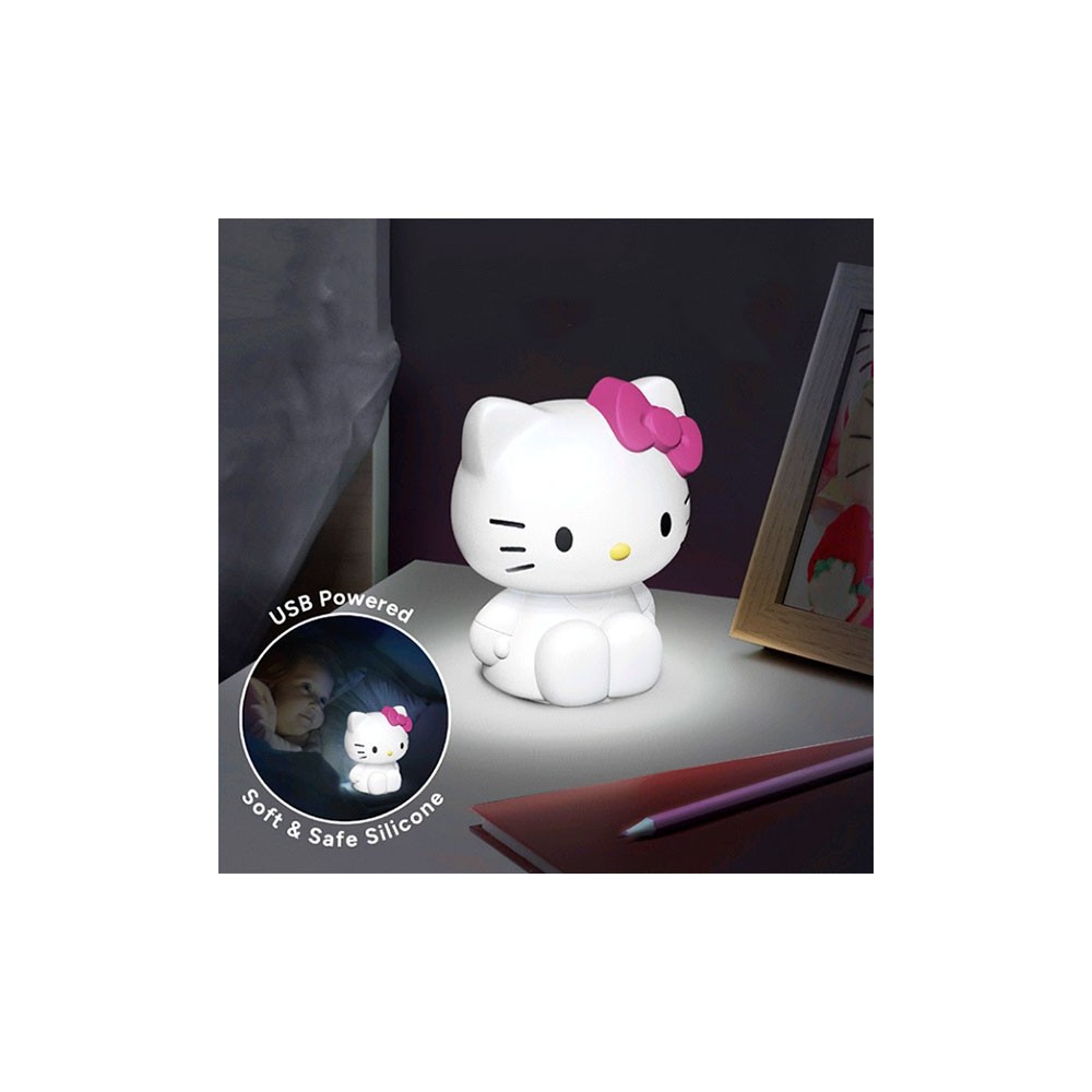 HELLO KITTY SILICONE LIGHT LAMPADA 18CM PALADONE PRODUCTS