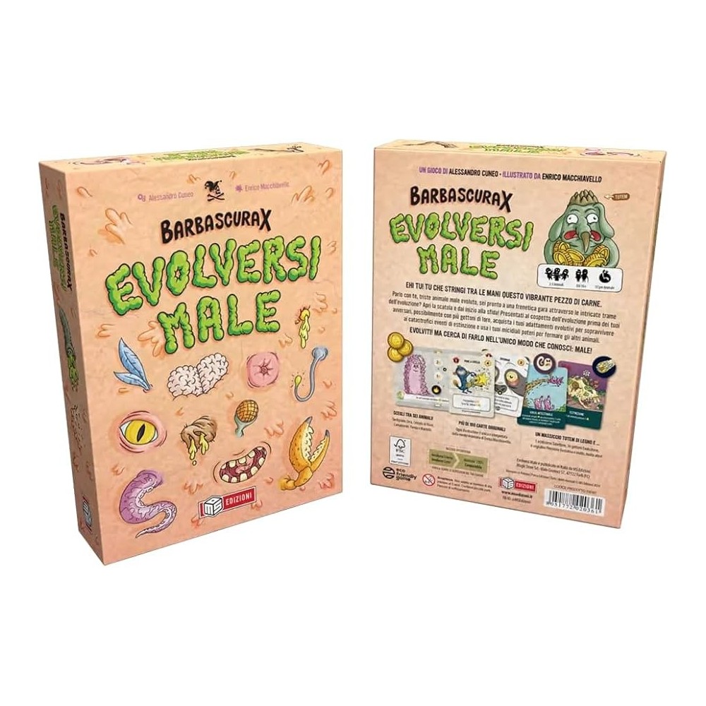 MS EDIZIONI BARBASCURA X EVOLVERSI MALE - ITALIAN BOARDGAME