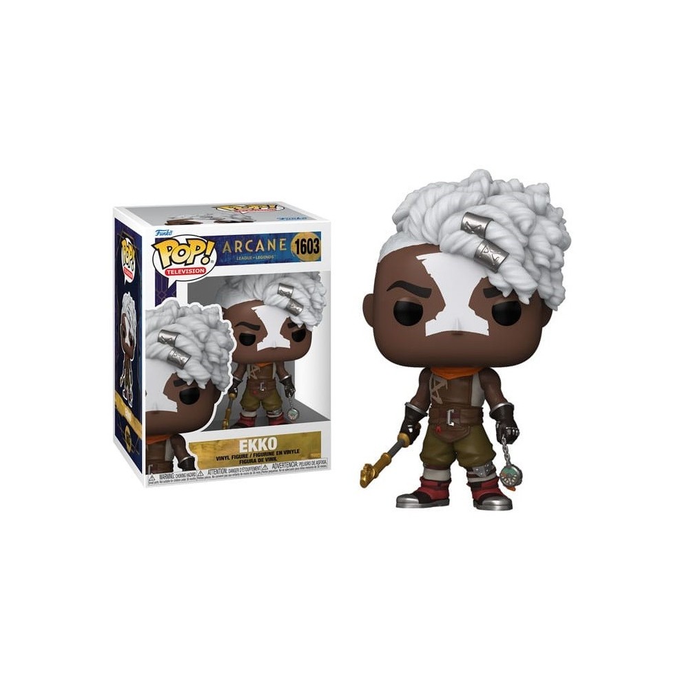 FUNKO POP! ARCANE LEAGUE OF LEGENDS EKKO BOBBLE HEAD FIGURE FUNKO